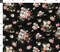 Floral Painting Blossoms Pink Black Romantic French Custom Printed Fabric by Spoonflower Various Fabrics by the Yard or Fat Quarter